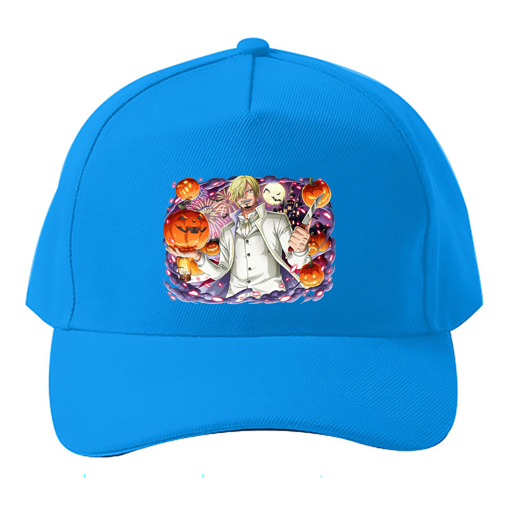 （画像用） ワンピース サンジ ONE PIECE Sanji ベースボールキャップ 綿100％ 男女兼用 帽子 スポーツ
